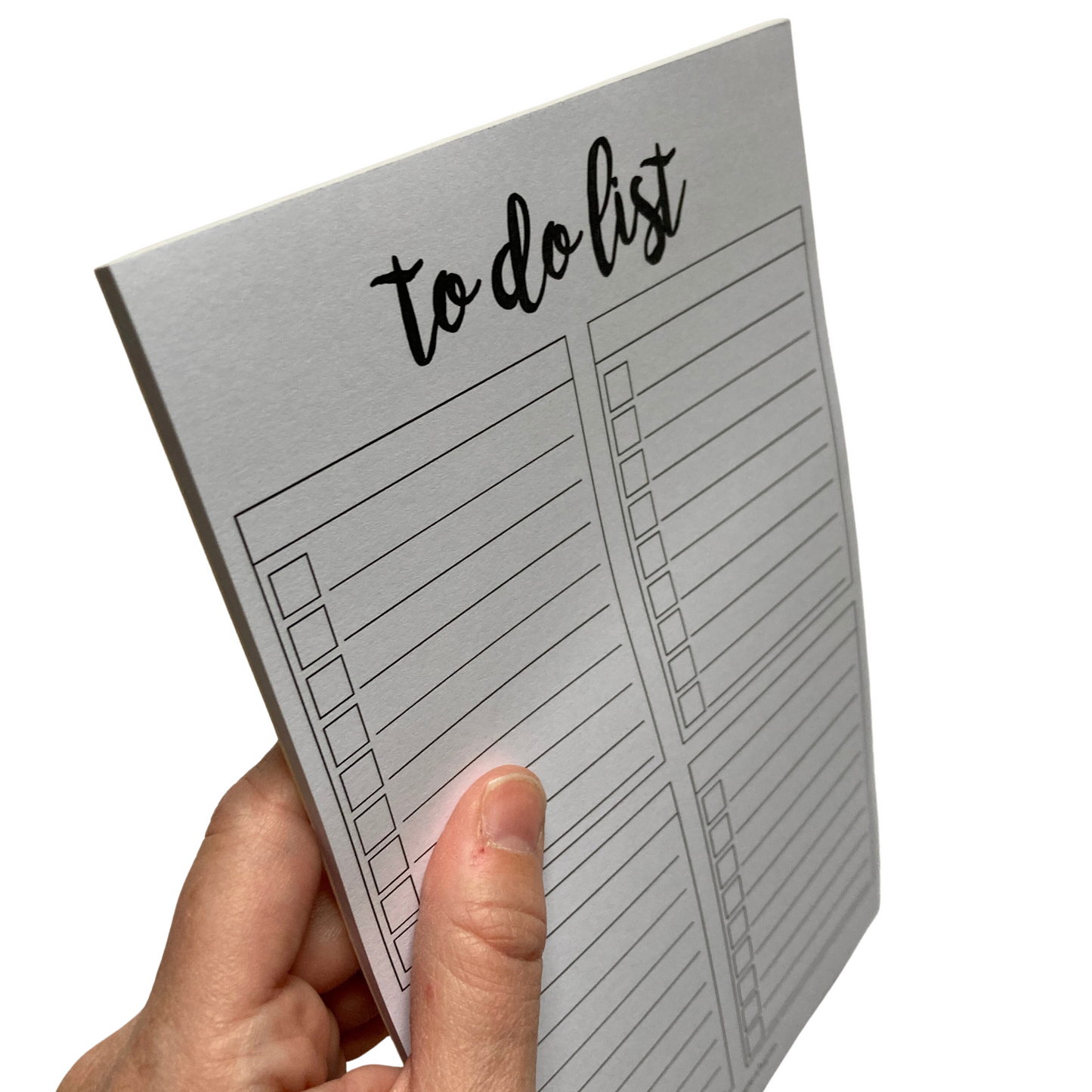 To Do List With Categories Notepad