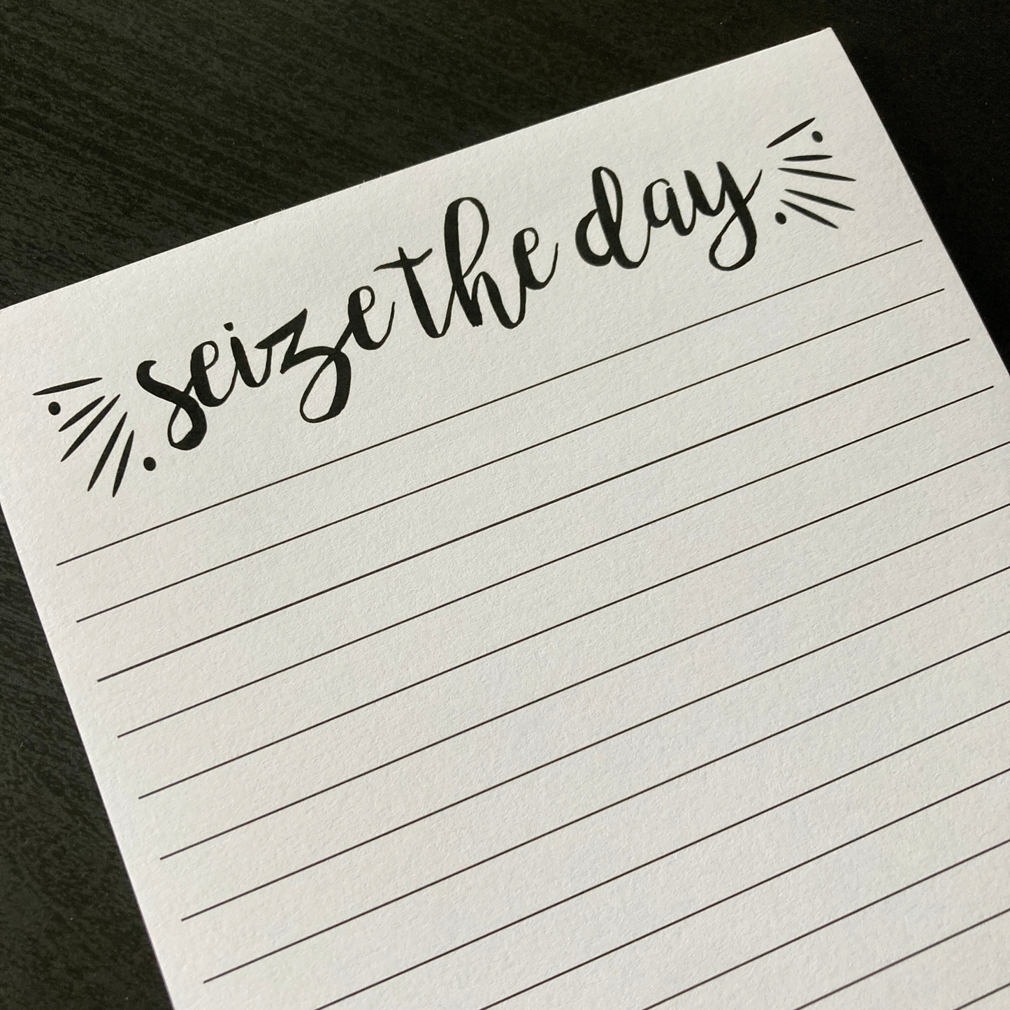 Seize The Day Notepad