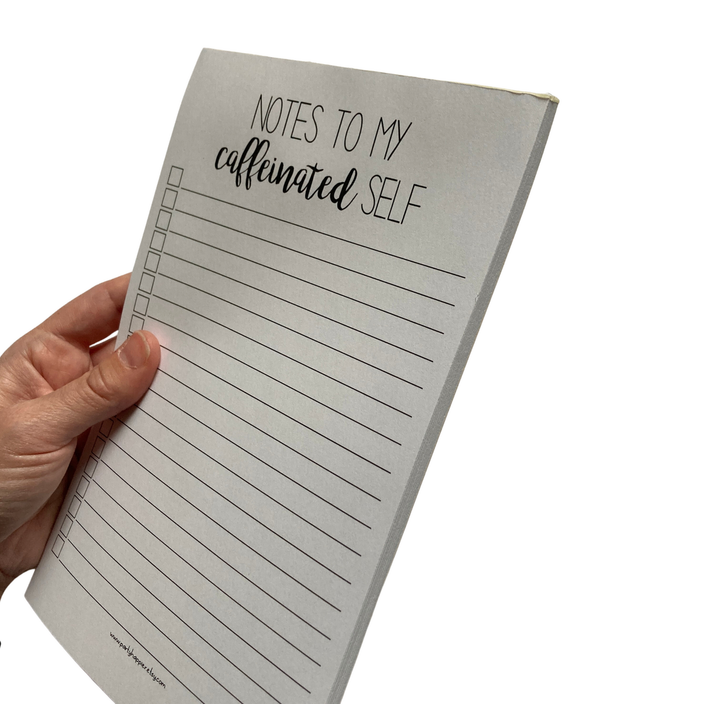 Notes To My Caffeinated Self Notepad