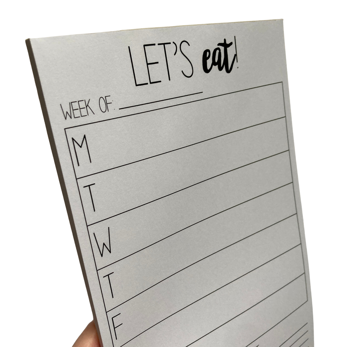 Let's Eat Notepad