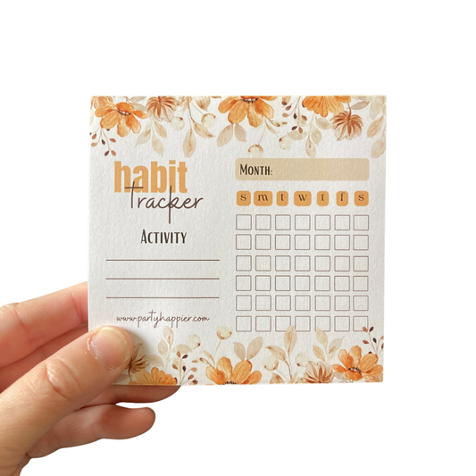 4x4 Habit Tracker Notepad