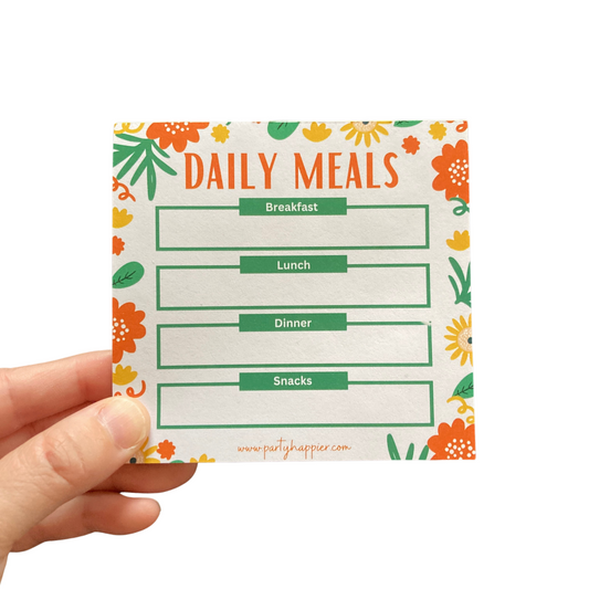 4x4 Daily Meals Notepad