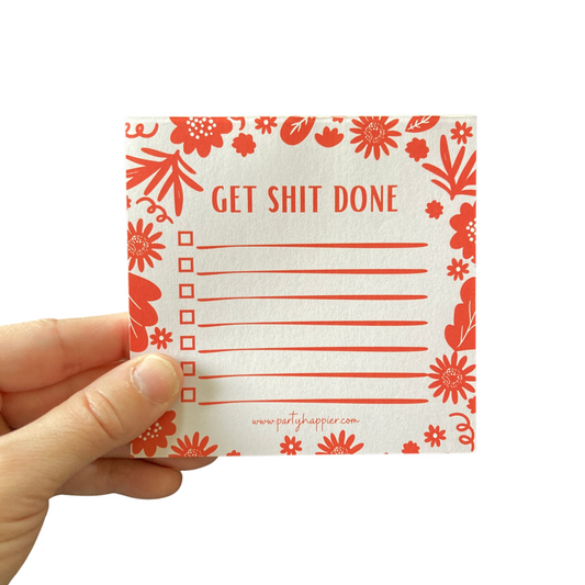 4x4 Get Shit Done Notepad