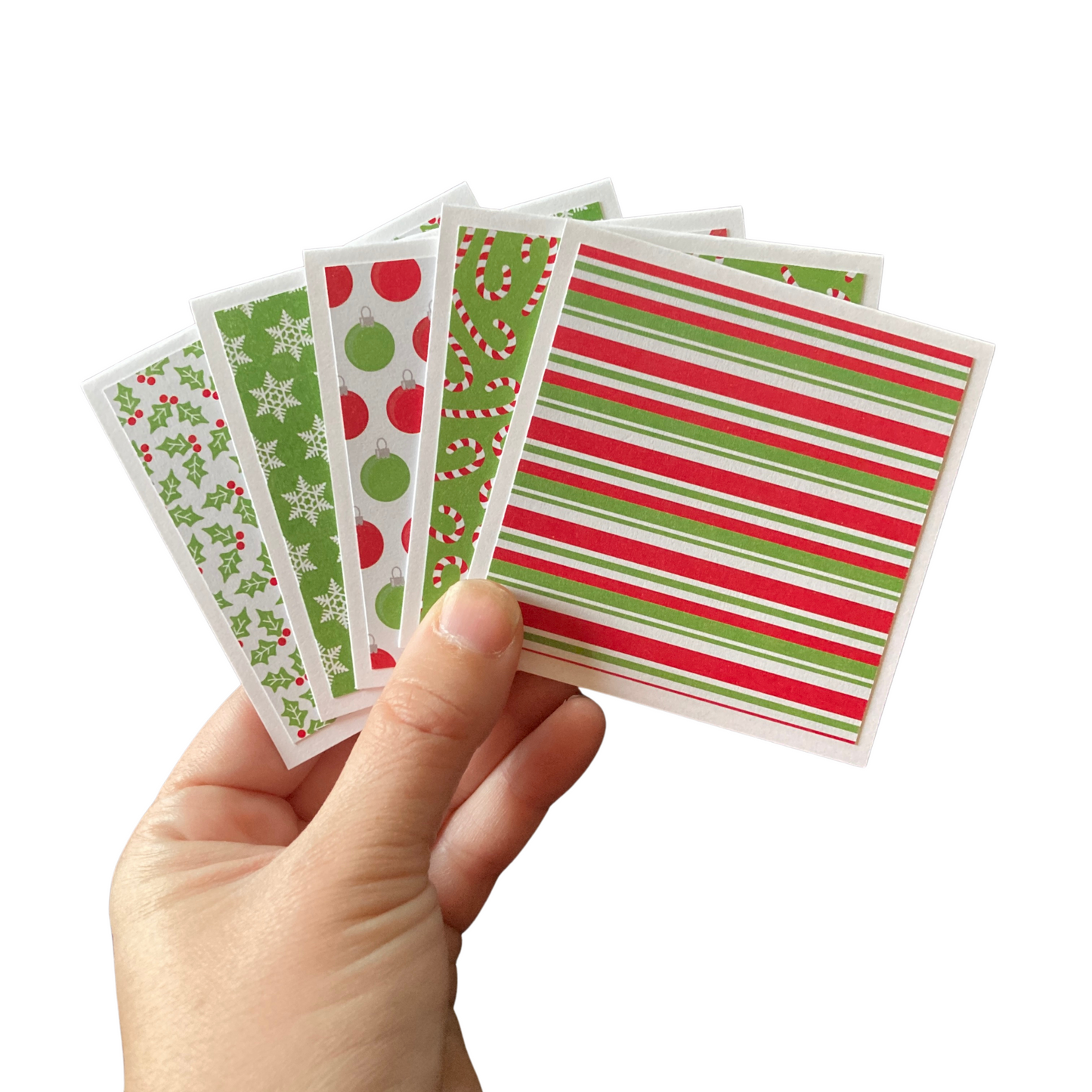 3x3 Christmas Basics Note Cards