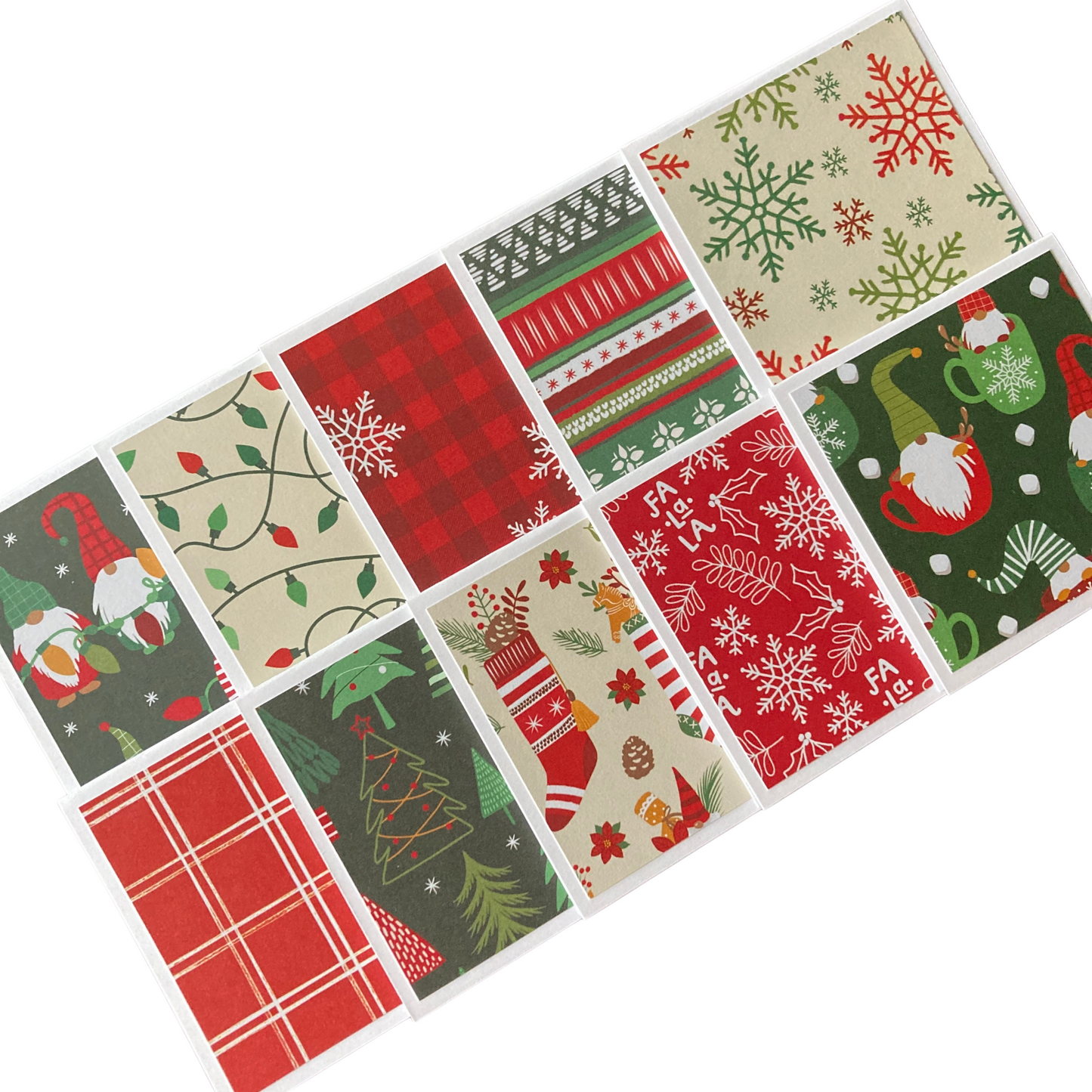 3x3 Bo Ho Ho Note Cards