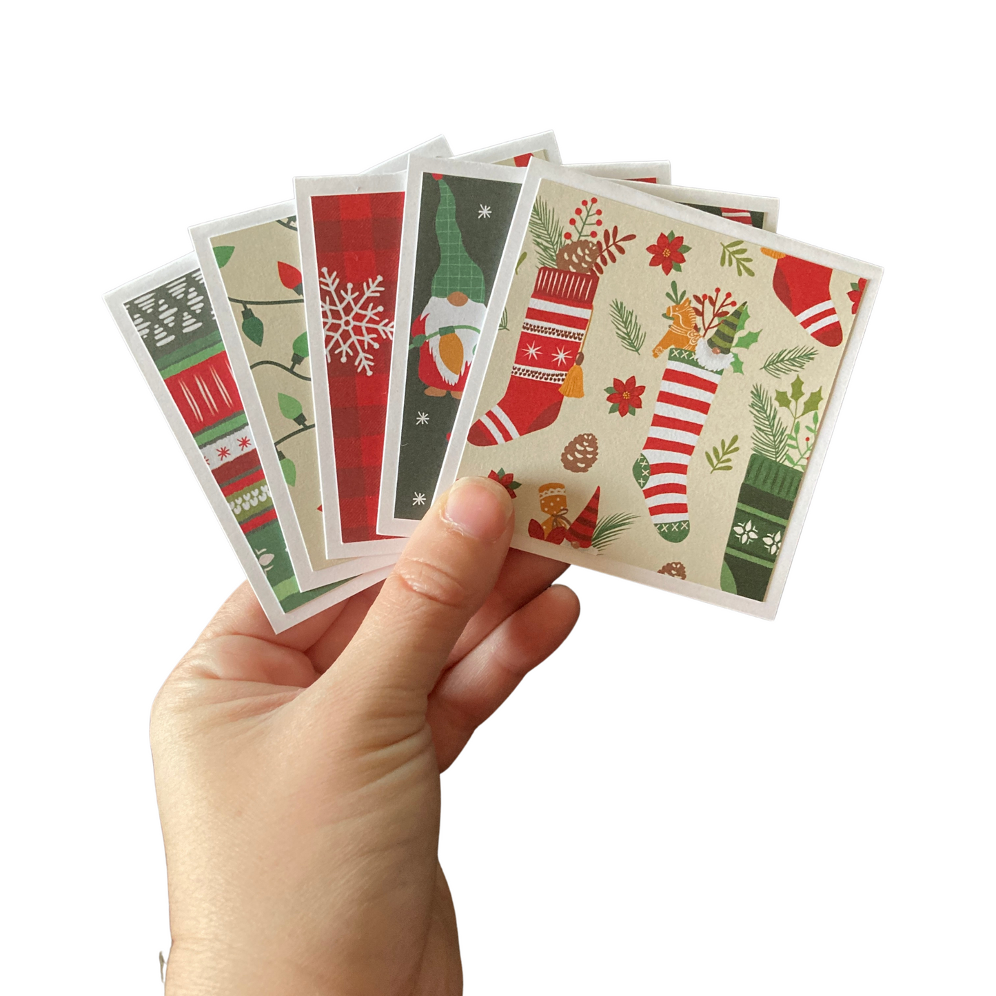 3x3 Bo Ho Ho Note Cards
