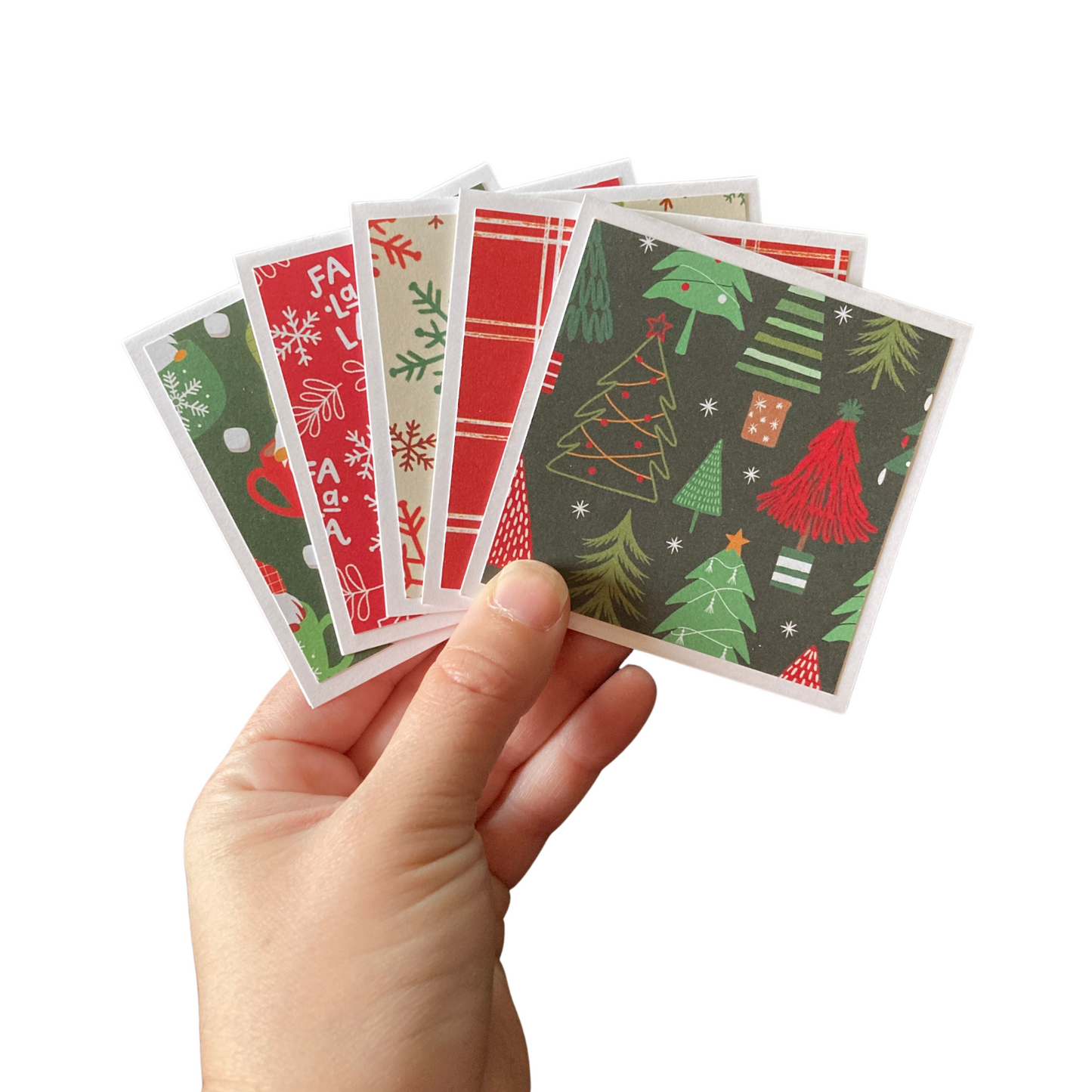 3x3 Bo Ho Ho Note Cards