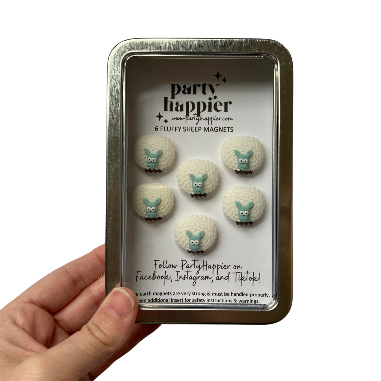 Fluffy Sheep Magnets