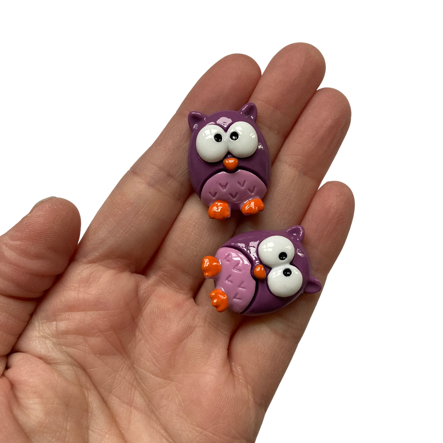 Purple Owl Magnets