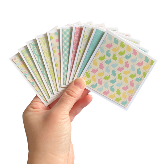 3x3 Authentique Easter Note Cards