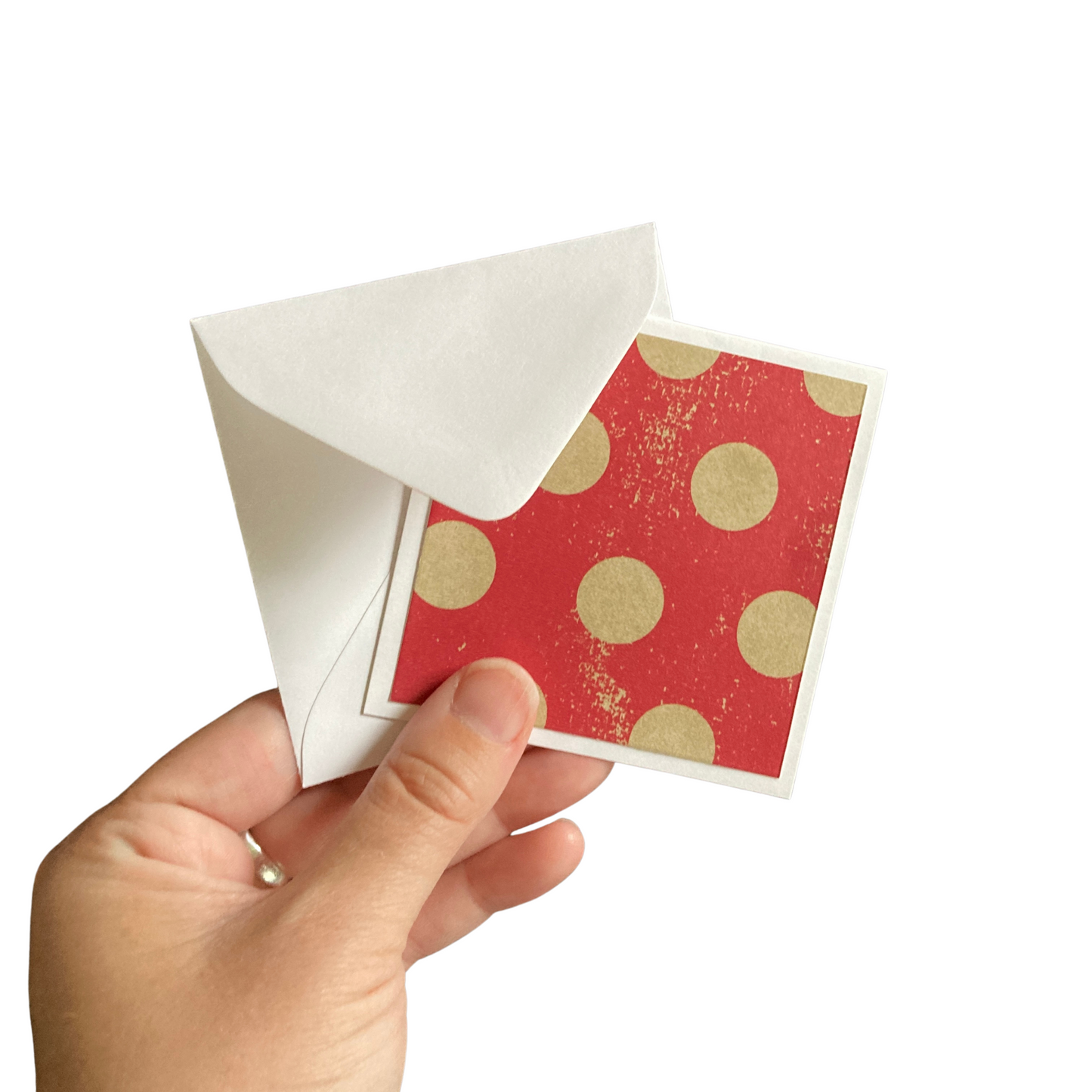 3x3 Kraft Christmas Note Cards