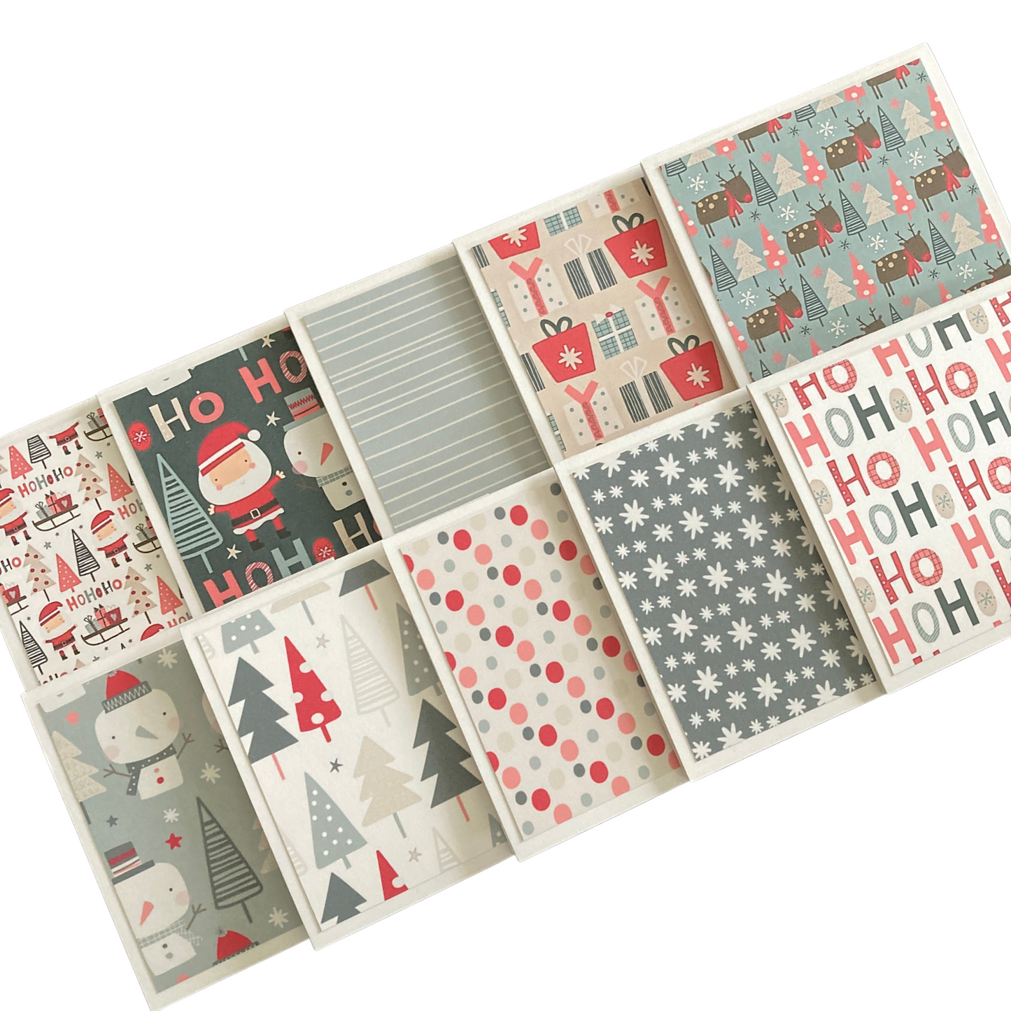 3x3 Winter Holiday Note Cards