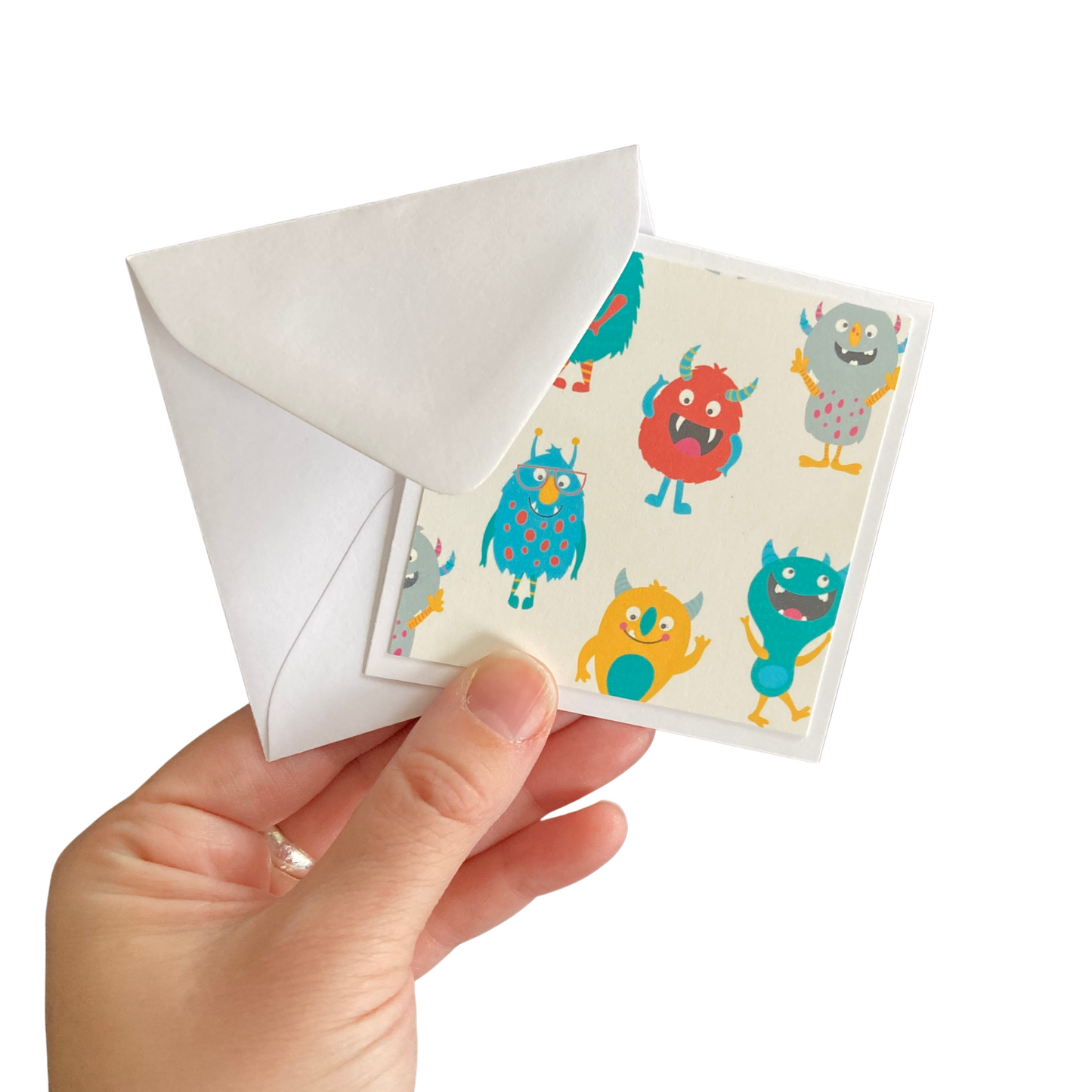 3x3 Monsters Note Cards