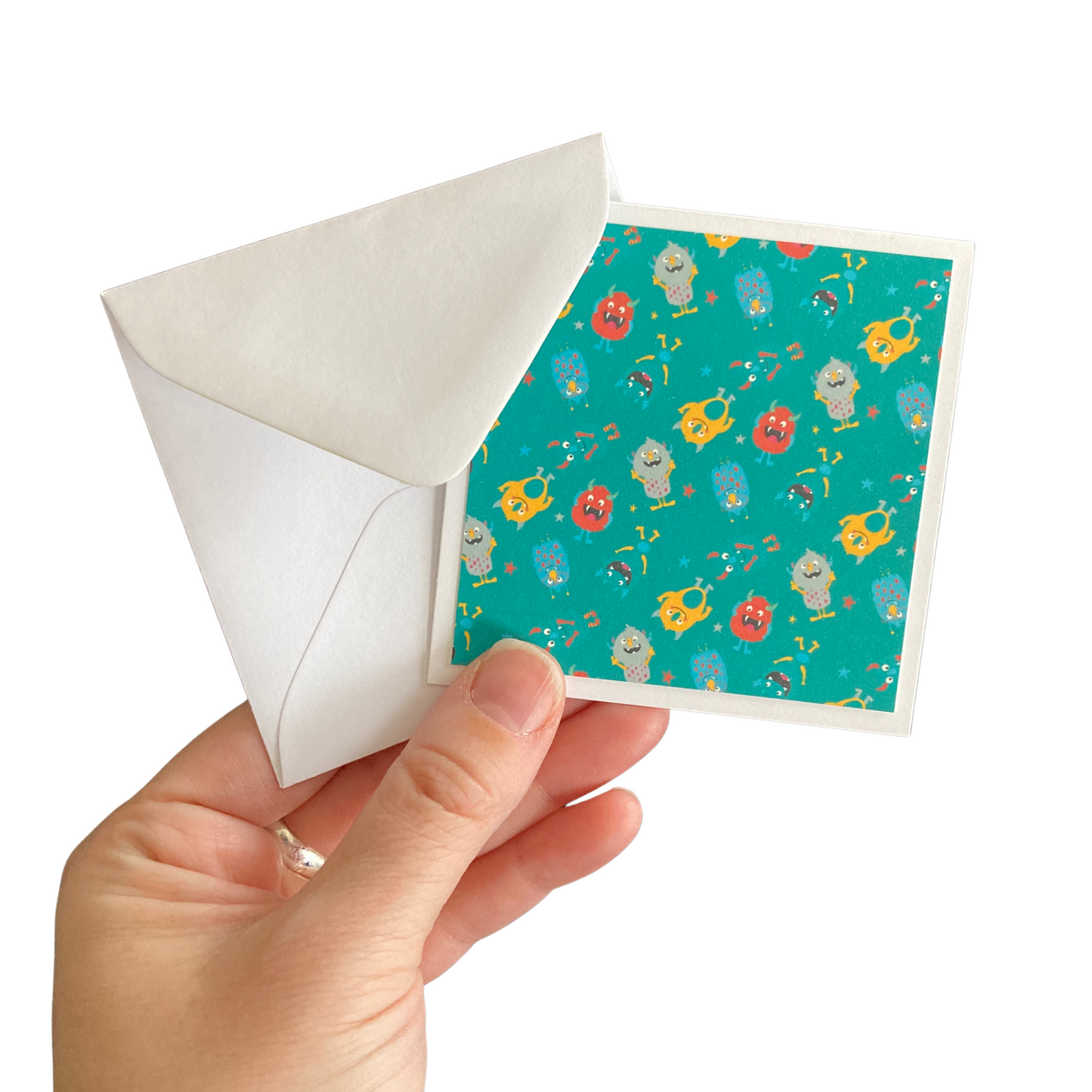 3x3 Monsters Note Cards