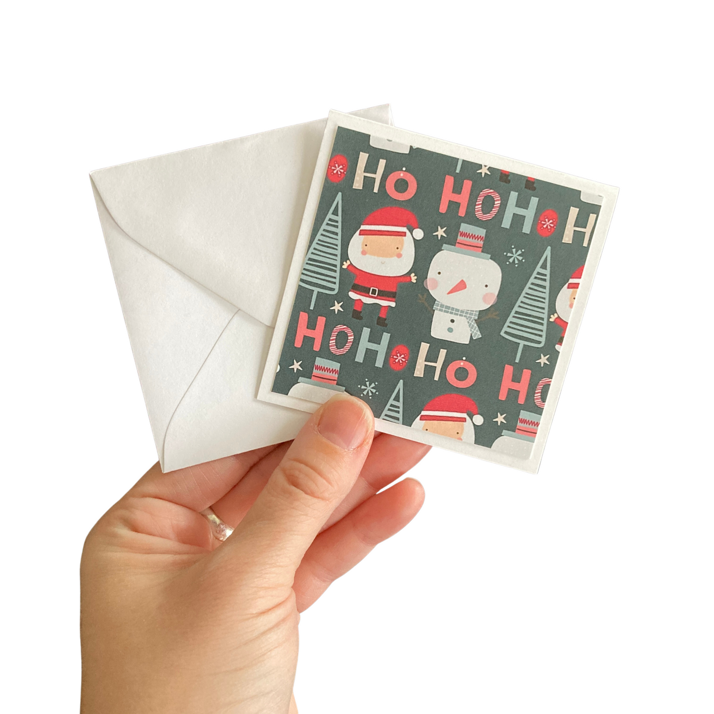 3x3 Winter Holiday Note Cards