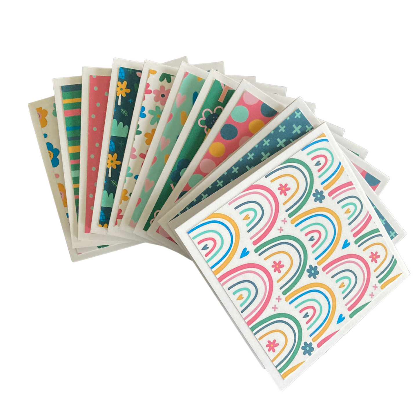 3x3 Bright & Beautiful Note Cards