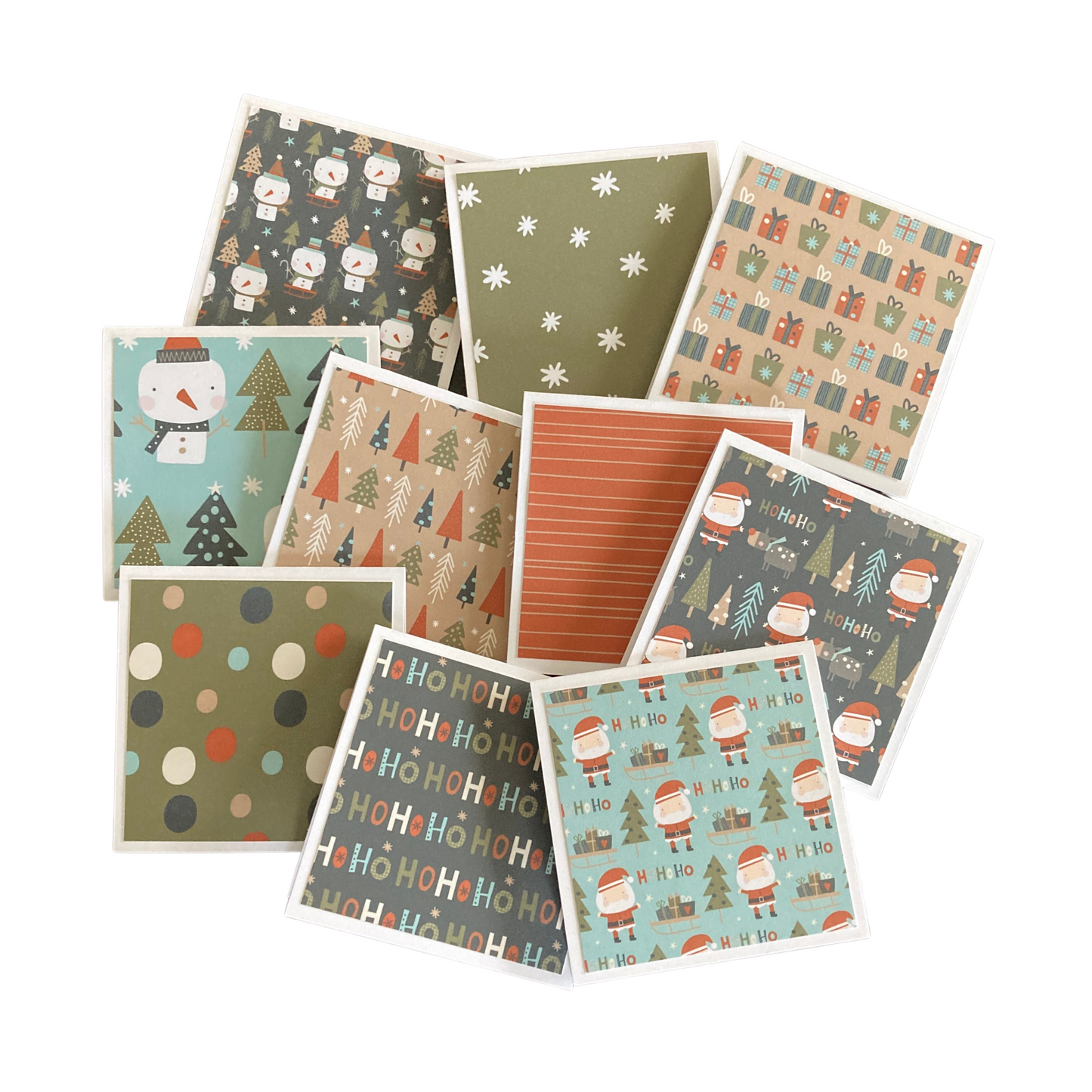 3x3 Holiday Season Note Cards