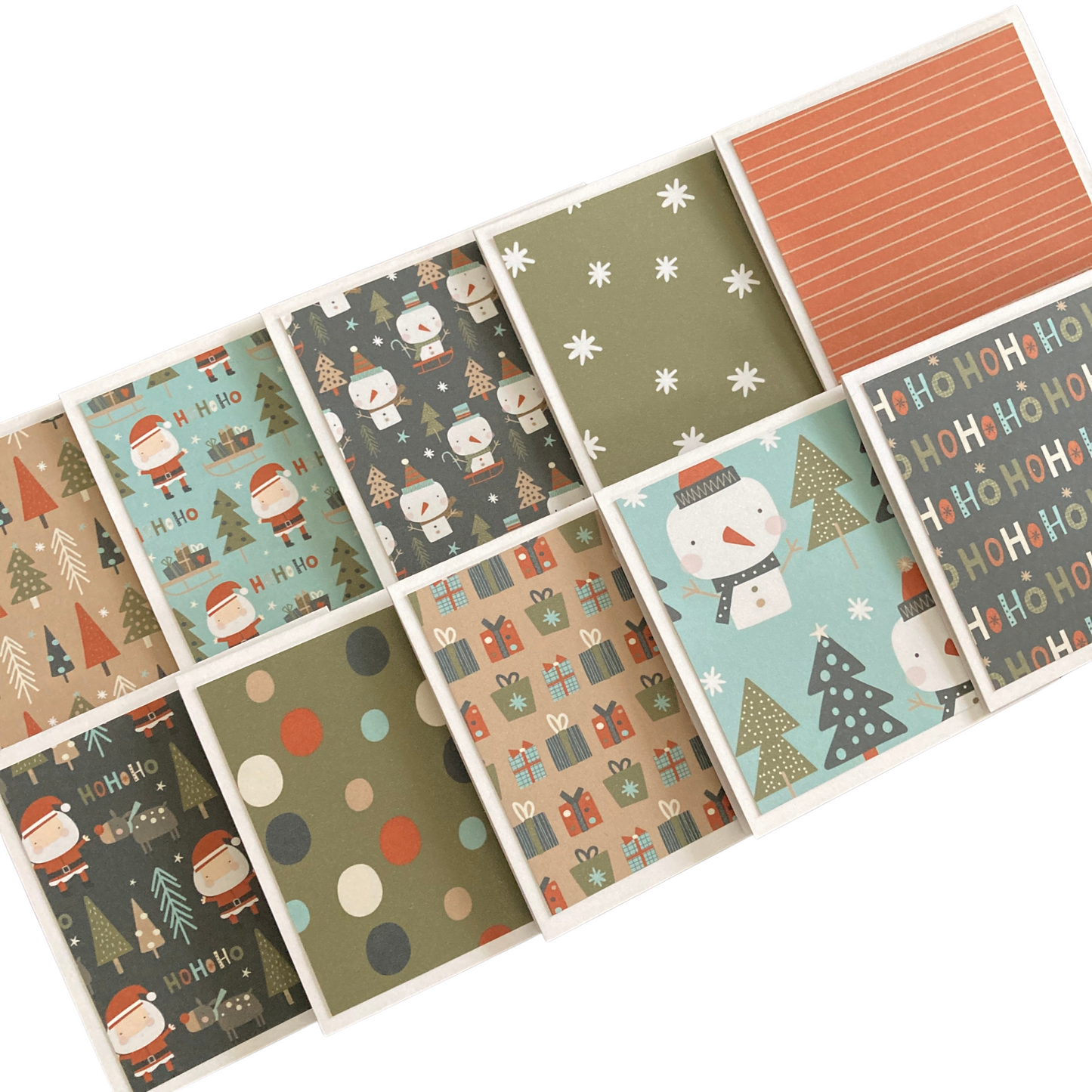 3x3 Holiday Season Note Cards