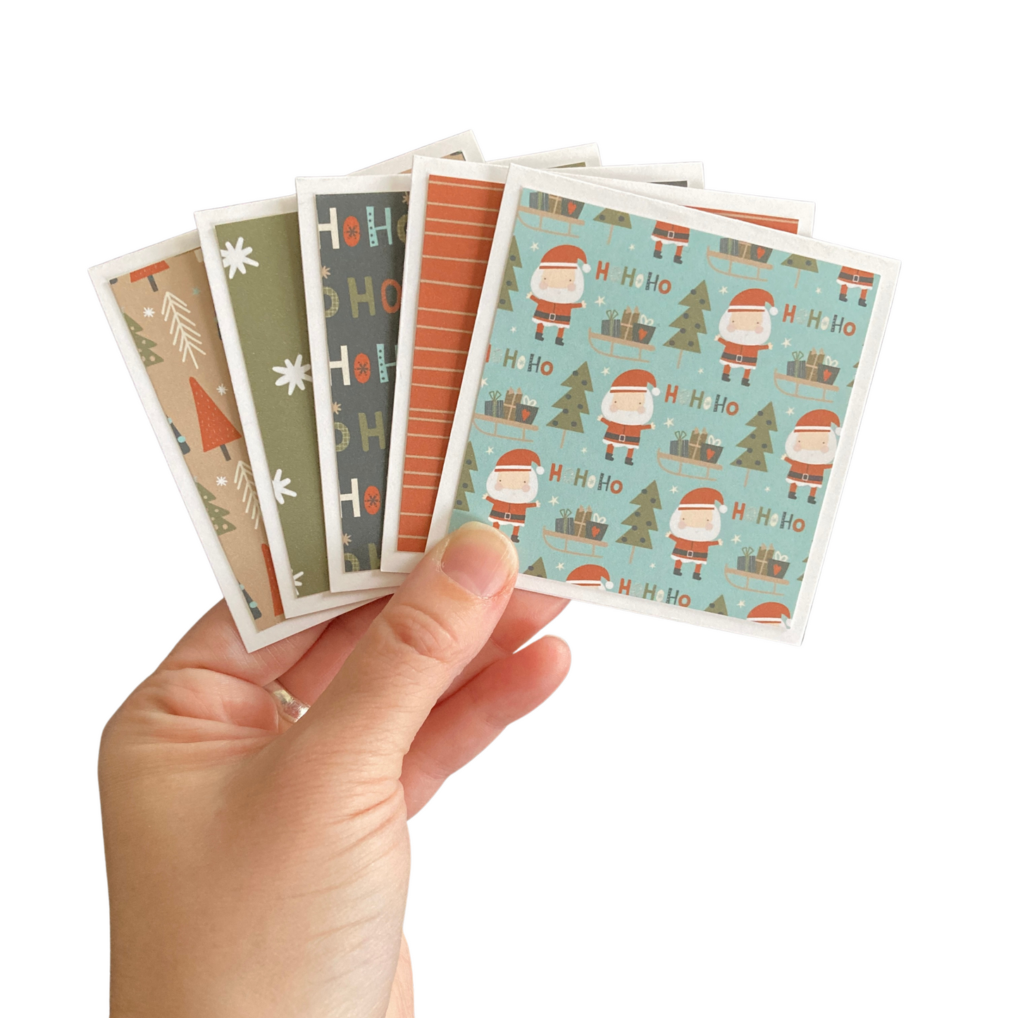 3x3 Holiday Season Note Cards
