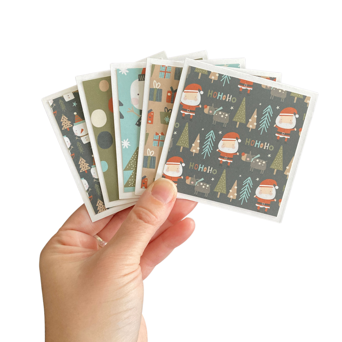 3x3 Holiday Season Note Cards