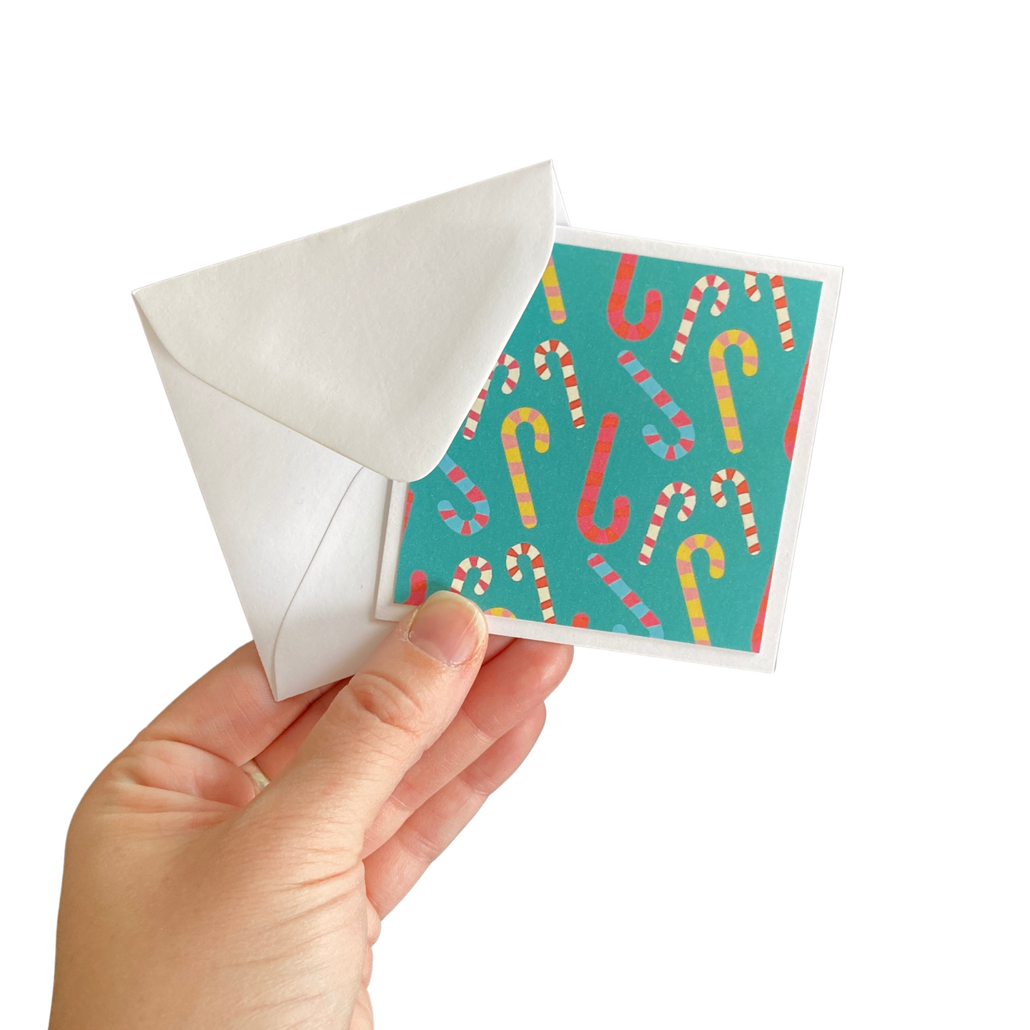 3x3 Retro Christmas Note Cards