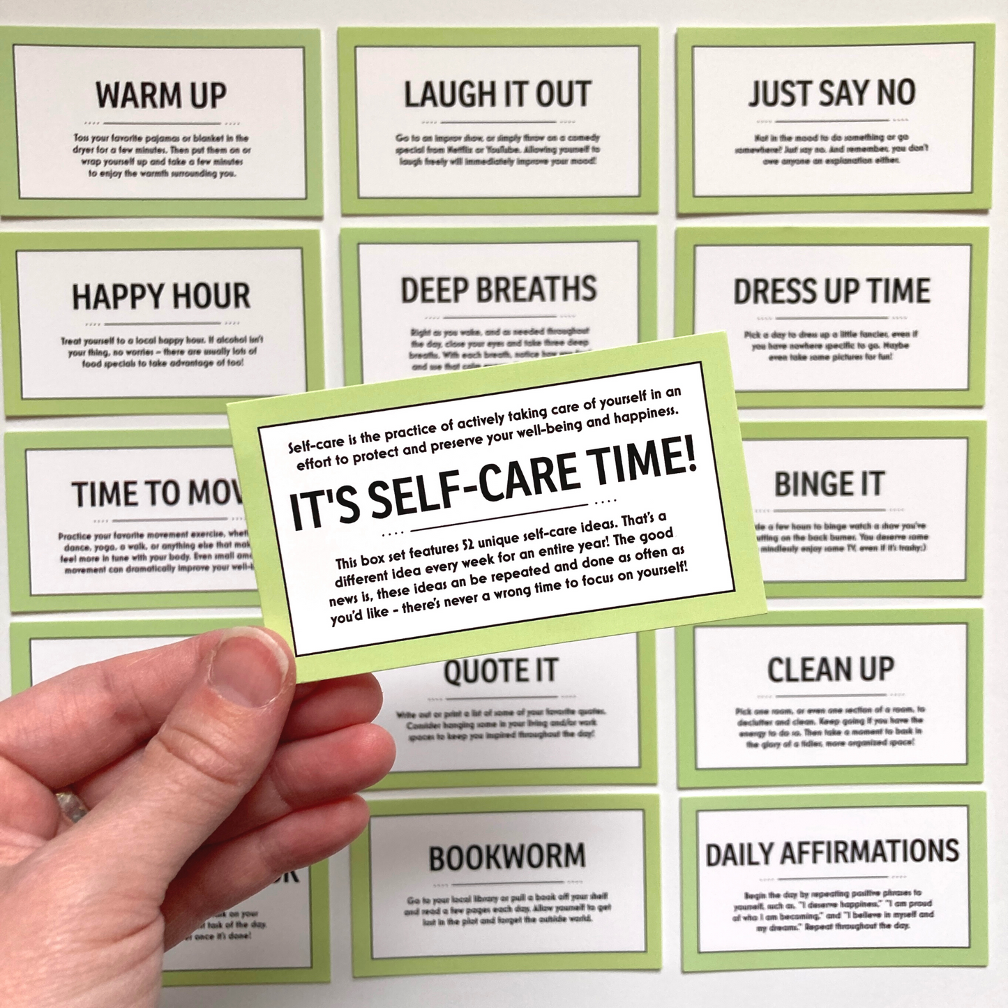 52 Self-Care Cards