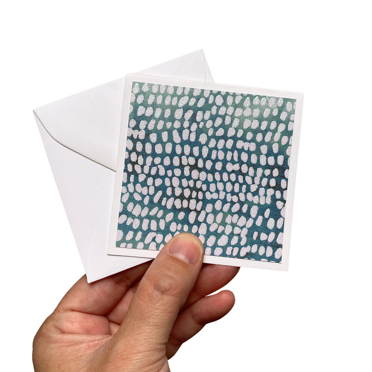 3x3 Snow Pine Note Cards