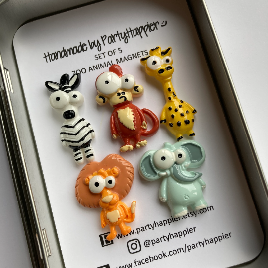 Zoo Animal Magnets
