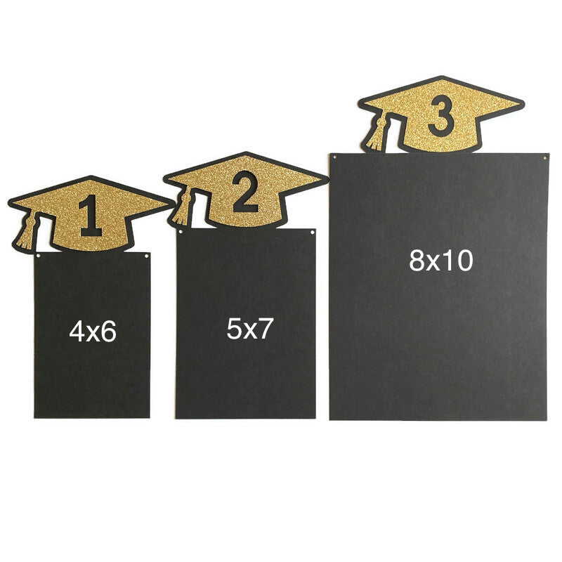 Graduation Cap Photo Banner