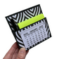 Black & White 2025 Desk Calendar