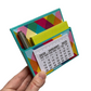 Colorful Plaid 2025 Desk Calendar