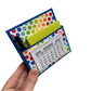 Rainbow Dots 2025 Desk Calendar