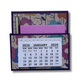 Glam Glitter Floral 2025 Desk Calendar