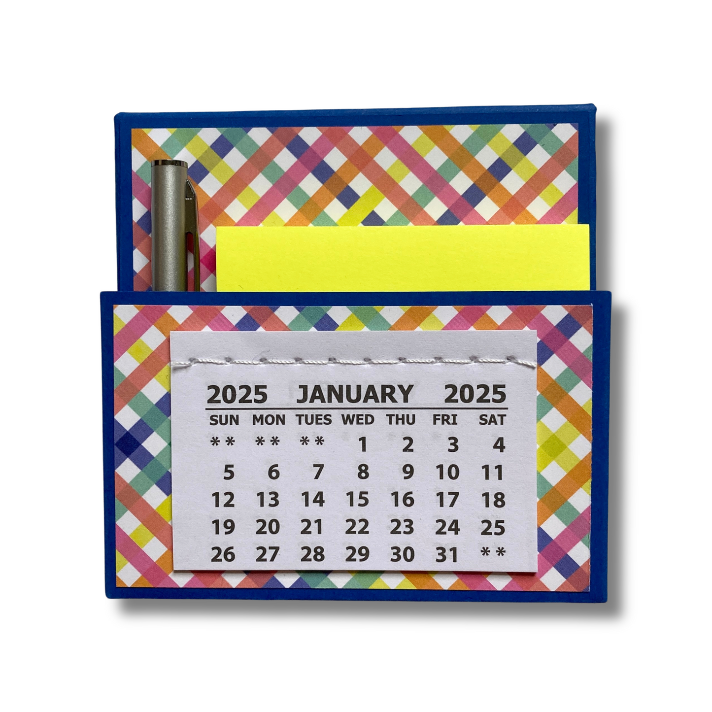 Live Life Happy 2025 Desk Calendar