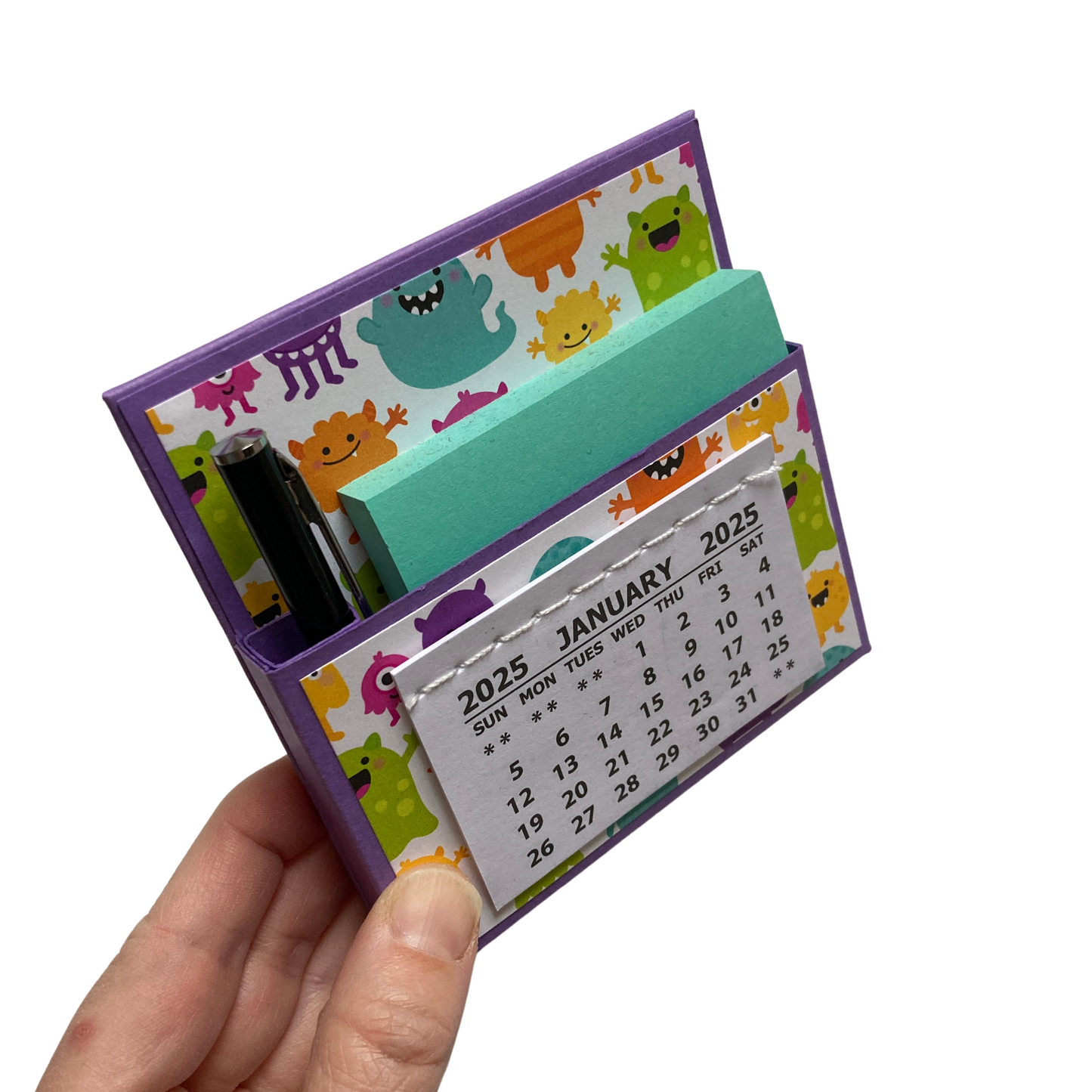 Monster Madness 2025 Desk Calendar