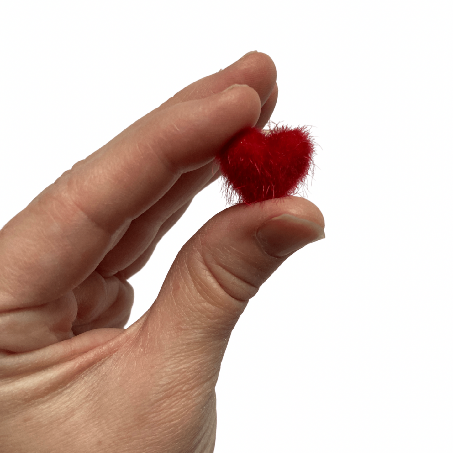 Fuzzy Heart Magnets