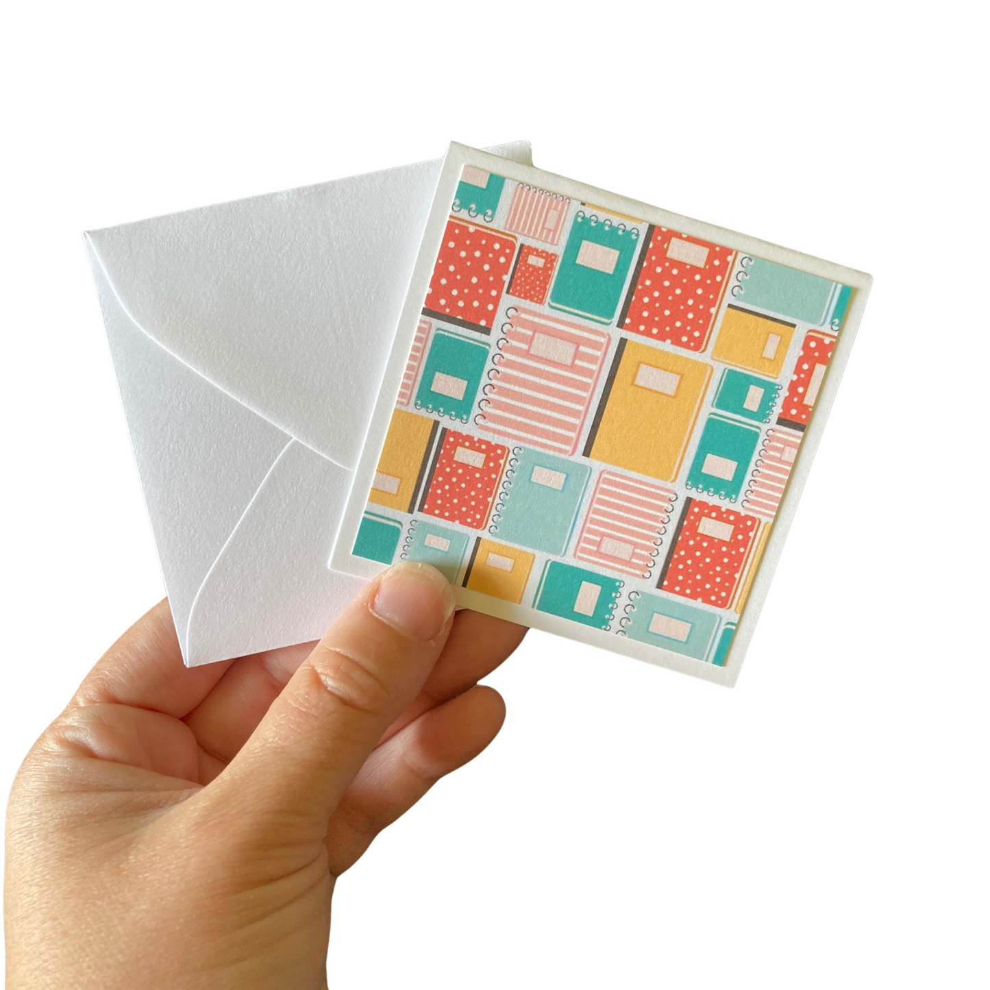 3x3 School Days Note Cards