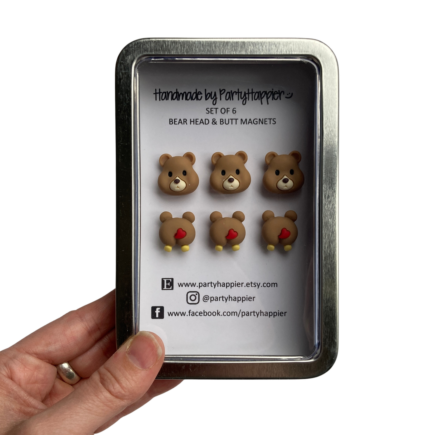 Bear Head & Butt Magnets