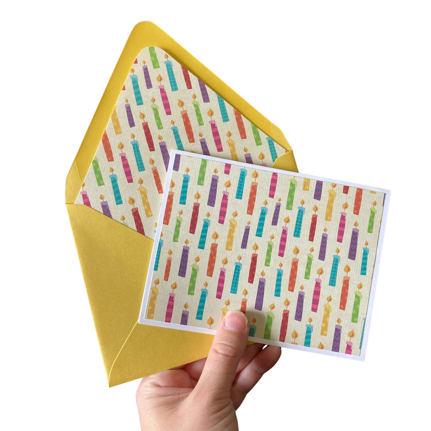 Birthday Candles Note Cards