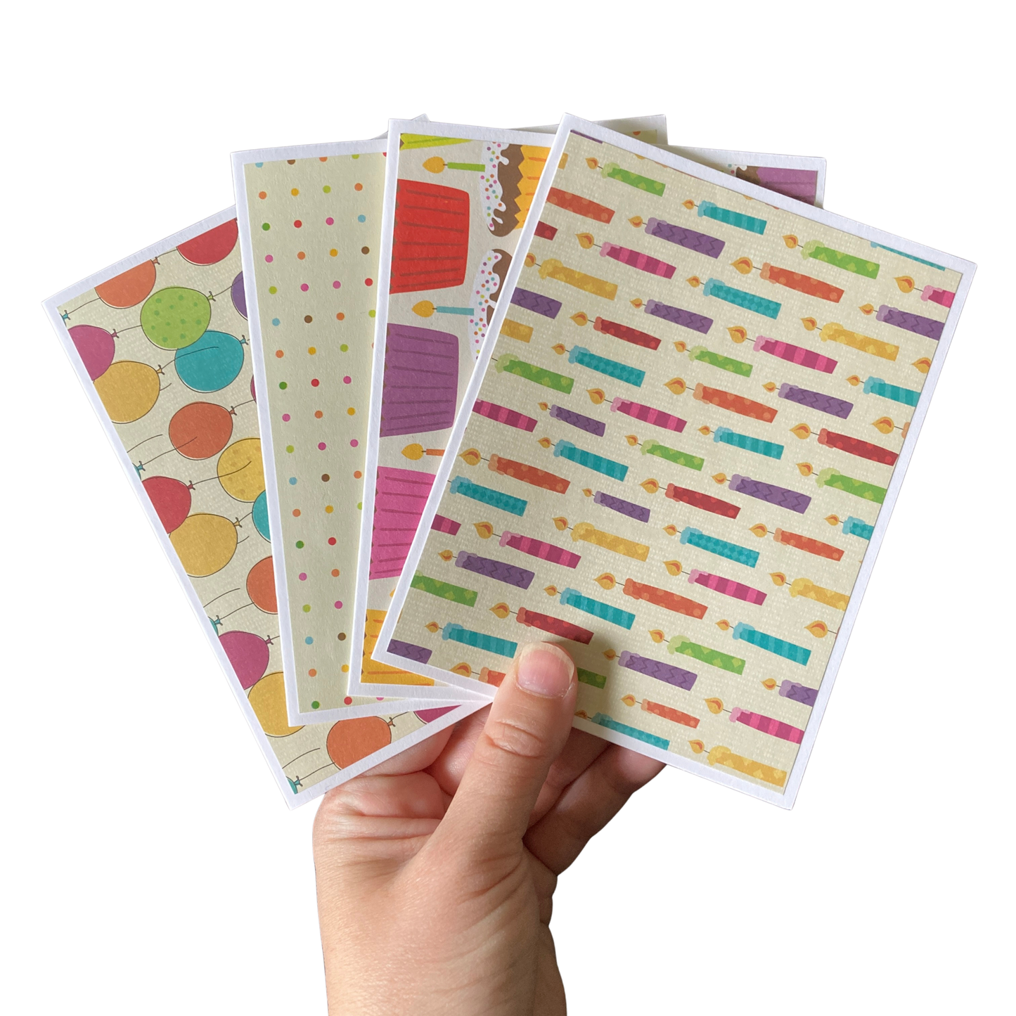 Birthday Candles Note Cards