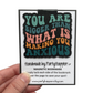 You Are Bigger Than What Is Making You Anxious Bookmark