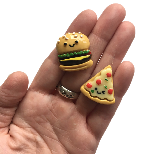 Burger and Pizza Magnets