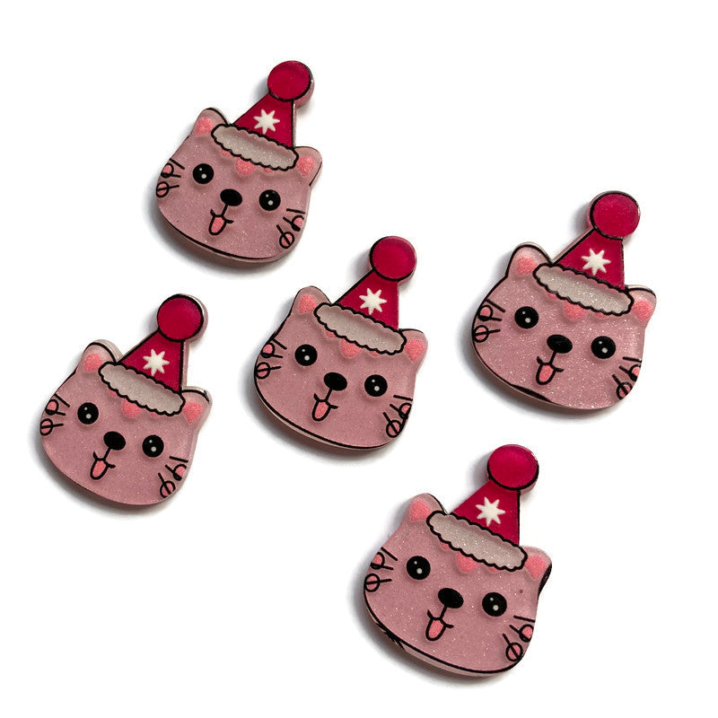 Holiday Cat Magnets