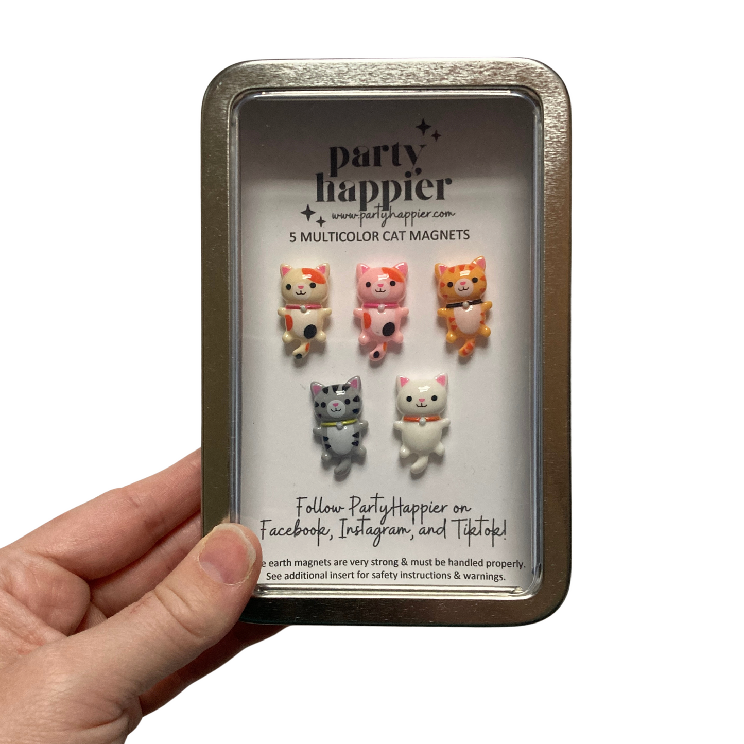 Multicolored Cat Magnets