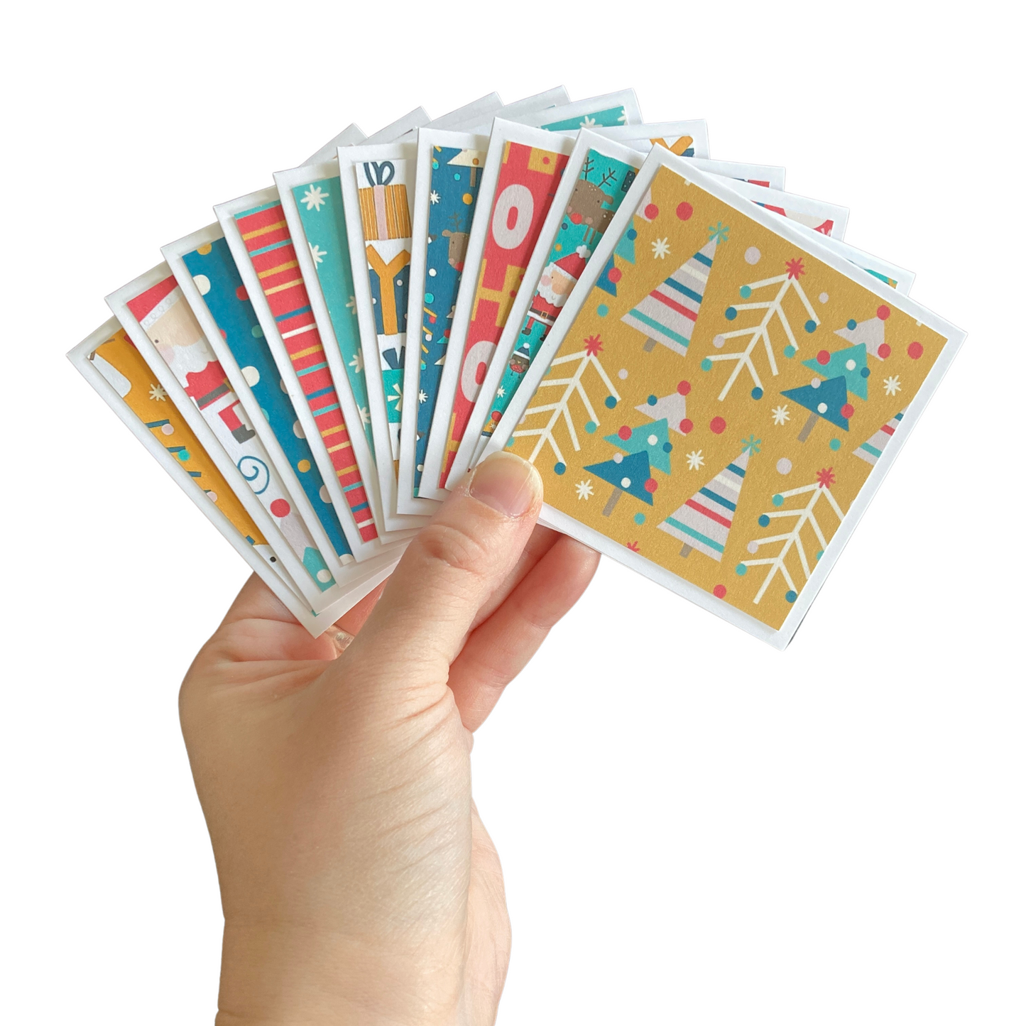 3x3 Festive Fun Note Cards
