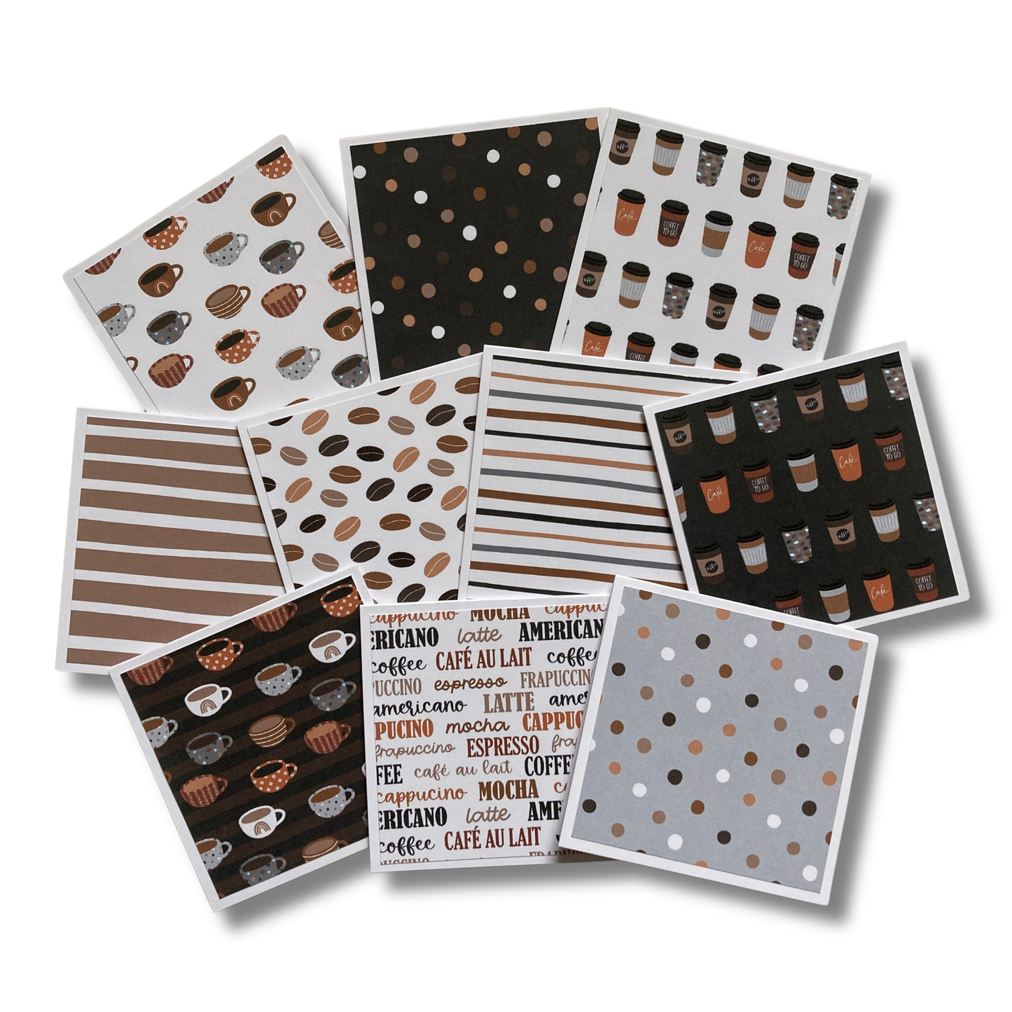 3x3 But First Coffee Note Cards