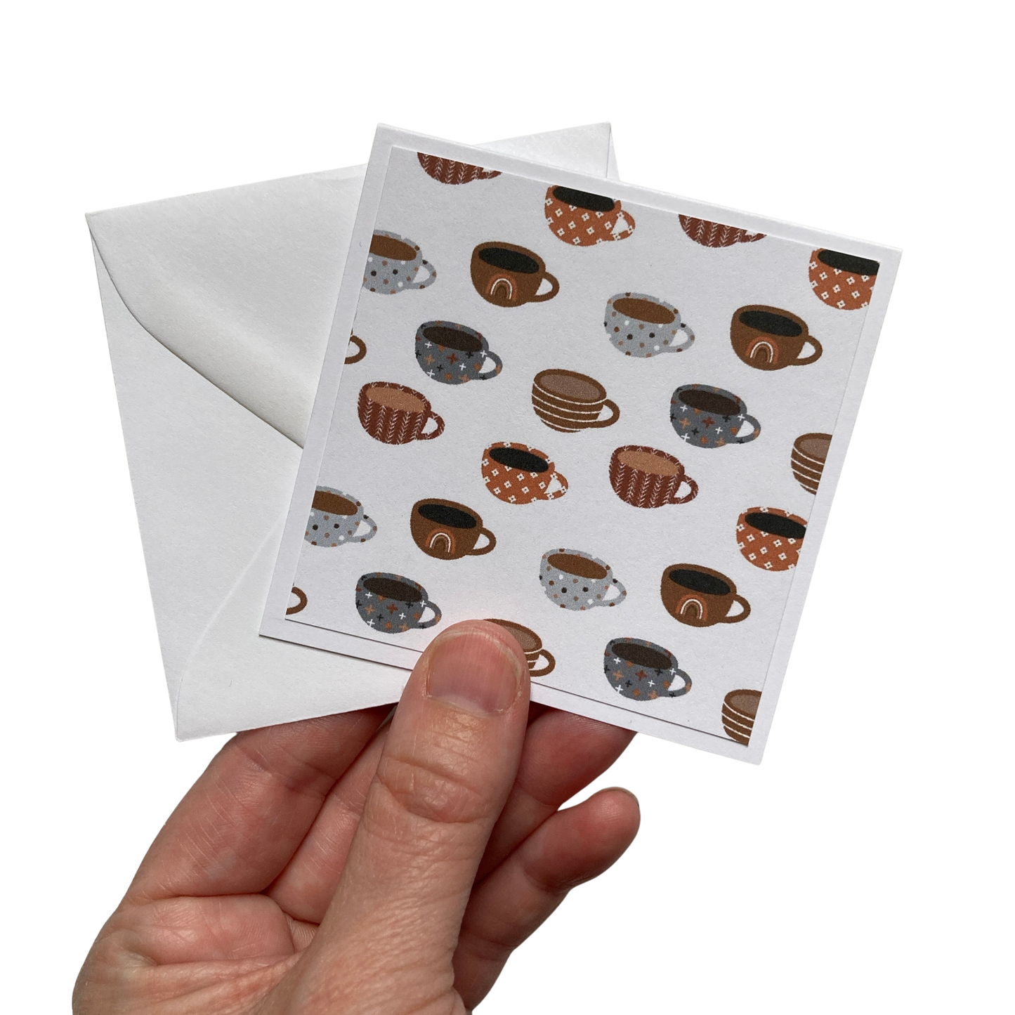 3x3 But First Coffee Note Cards