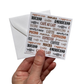 3x3 But First Coffee Note Cards