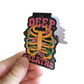 Deep Breaths Magnetic Bookmark