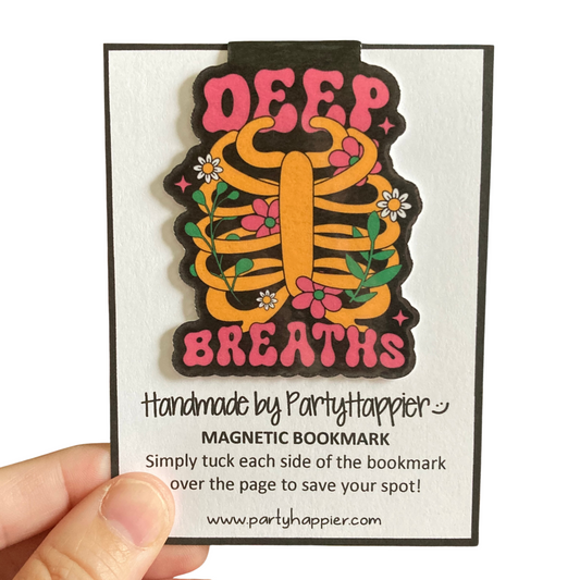 Deep Breaths Magnetic Bookmark